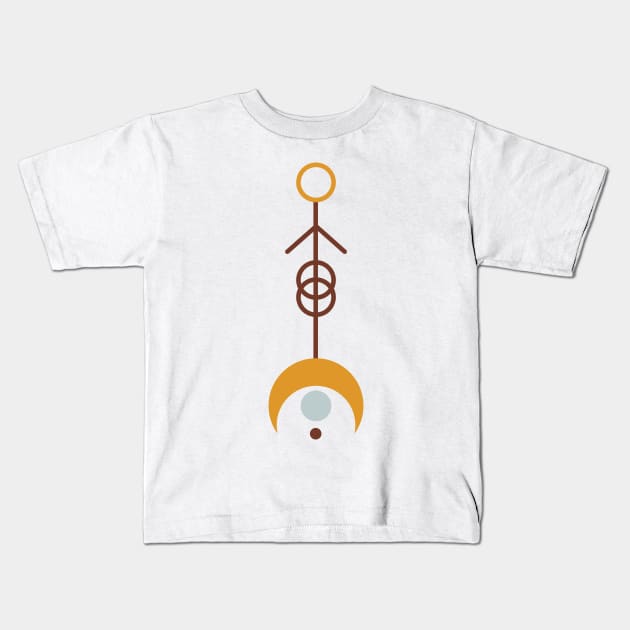 Abstract Print- Bohemian Collection Kids T-Shirt by Designs by Katie Leigh